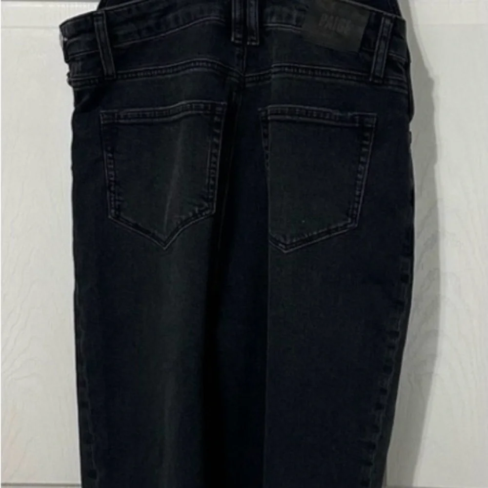 PAIGE NOELLA OVERALL RAW HEM, Size 6/28,  In FADED ZINC, Distressed.